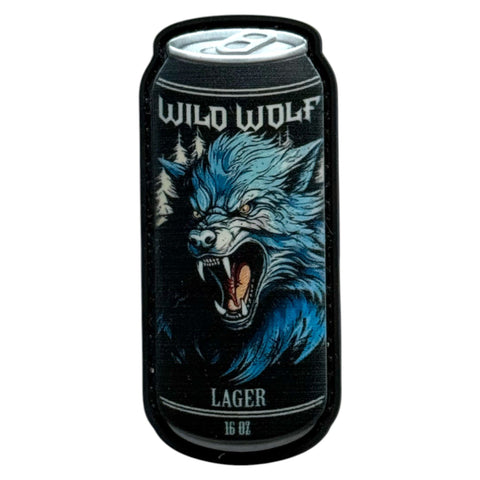 Wild Wolf Lager PVC Morale Patch - Tactical Outfitters