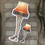 FRAGILE LEG LAMP STICKER - Tactical Outfitters