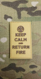 KEEP CALM & RETURN FIRE - MOJO TACTICAL MORALE PATCH - Tactical Outfitters