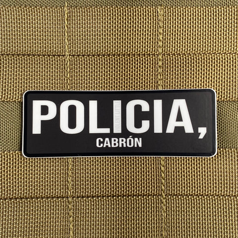 POLICIA, CABRON STICKER - Tactical Outfitters
