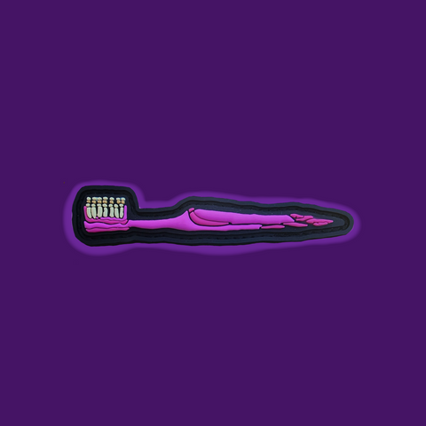 Toothbrush Shank PVC Morale Patch - Tactical Outfitters