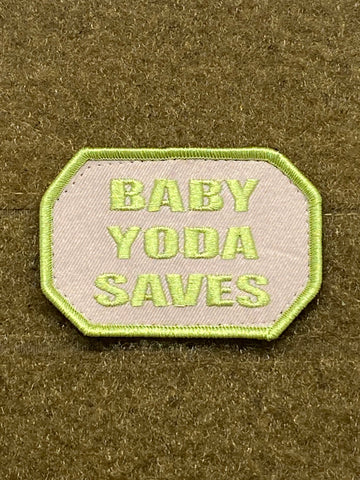 Baby Yoda Saves - Mojo Tactical Morale Patch - Tactical Outfitters