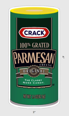 Parmesan Crack Sticker - Tactical Outfitters