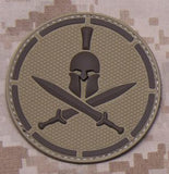 Spartan Helmet PVC Patch - Tactical Outfitters